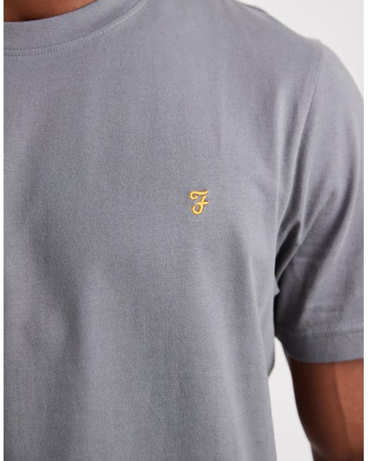 Farah Gray Danny Regular Short Sleeve T-Shirt for men