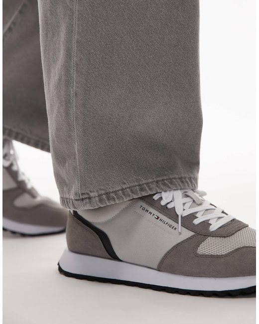 Tommy Hilfiger Gray Runner Trainers for men