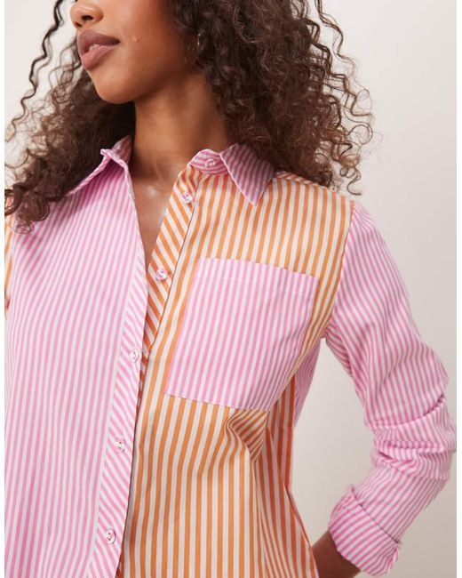 Glamorous Pink Long Sleeves Shirt