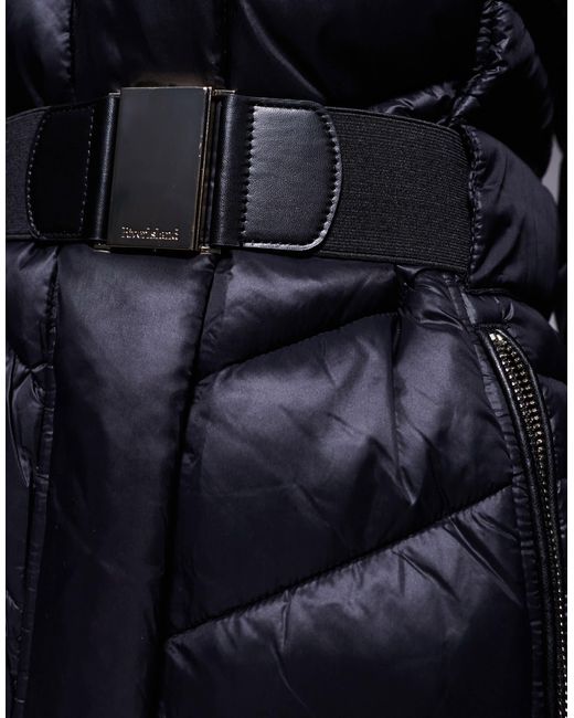 River Island Blue – mittellange steppjacke