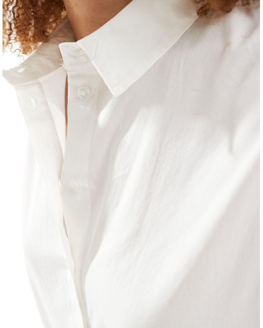SELECTED White Classic Button Down Shirt