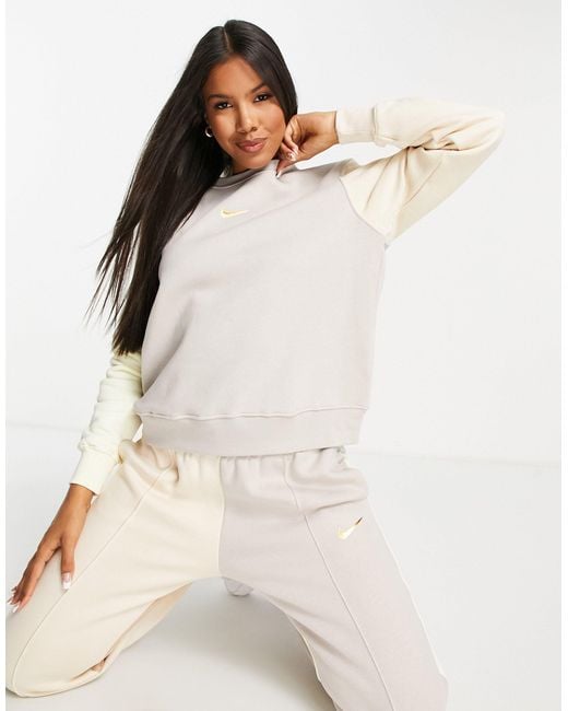 Nike metallic swoosh jumper sale