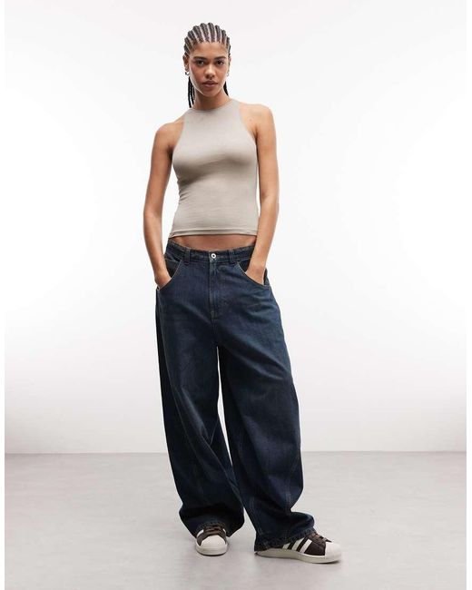 Weekday Gray High Neck Tank Top