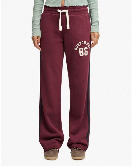 Superdry Red Athletic Essentials Hockey Joggers