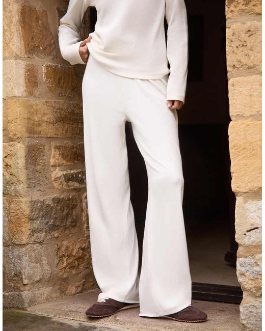 4th & Reckless Black Elasticated Waist Wide Leg Trouser Co-ord
