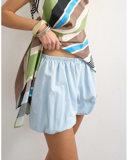 TOPSHOP White Bubble Short