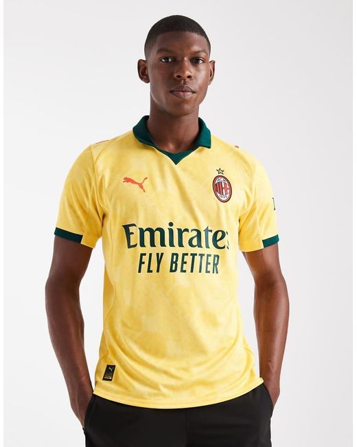 PUMA Yellow Ac Milan 25/26 Third Jersey for men