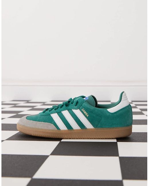Adidas Originals Green Samba Og Trainers for men