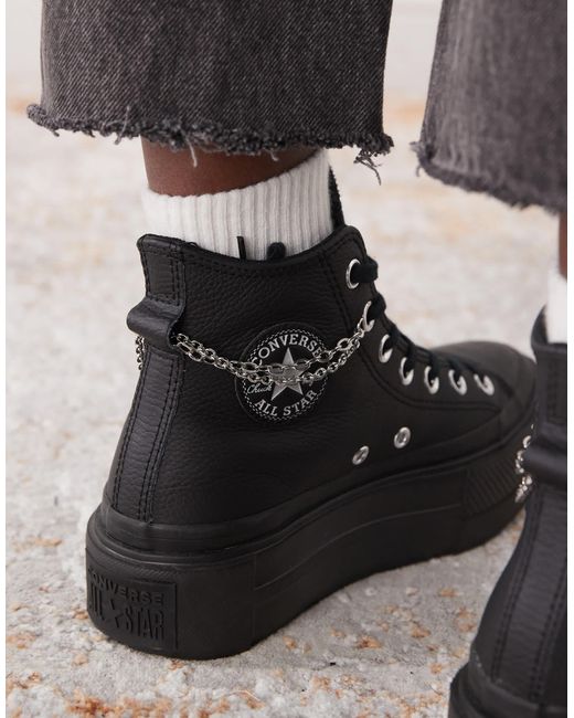 Converse Black – chuck taylor all star lift double stack – sneaker