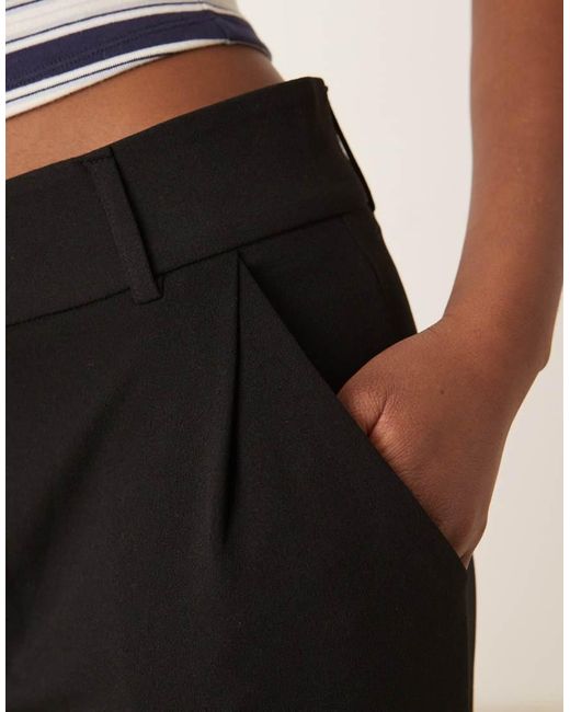 Jdy Black Wide Leg Tailored Trousers