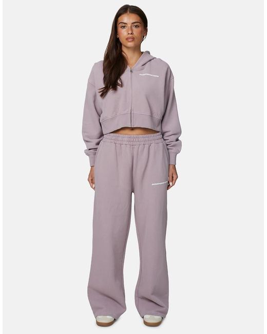 Good For Nothing Purple Vintage Washed Wide Leg Joggers