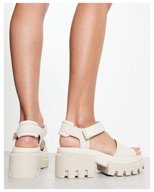Timberland Natural Everleigh Ankle Strap Sandals
