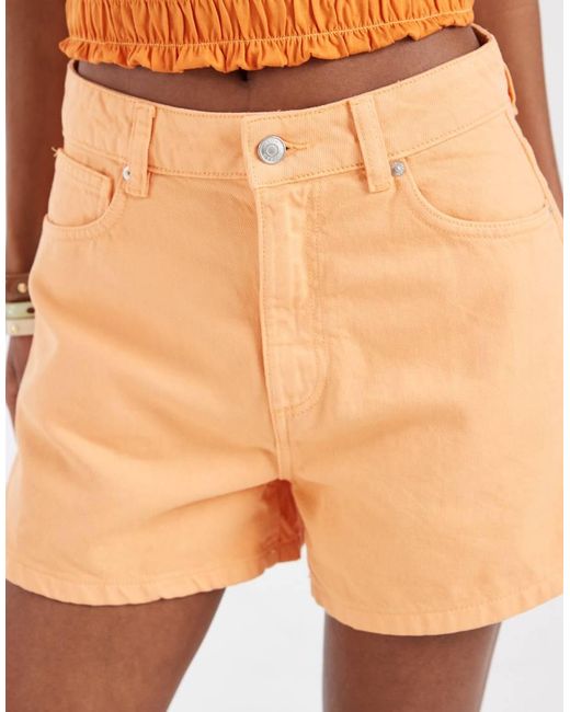 ASOS Orange Longer A Line Shorts