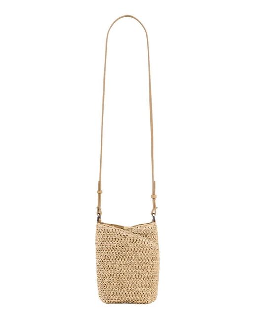 Desigual Natural Raffia Mobile Phone Holder Charms