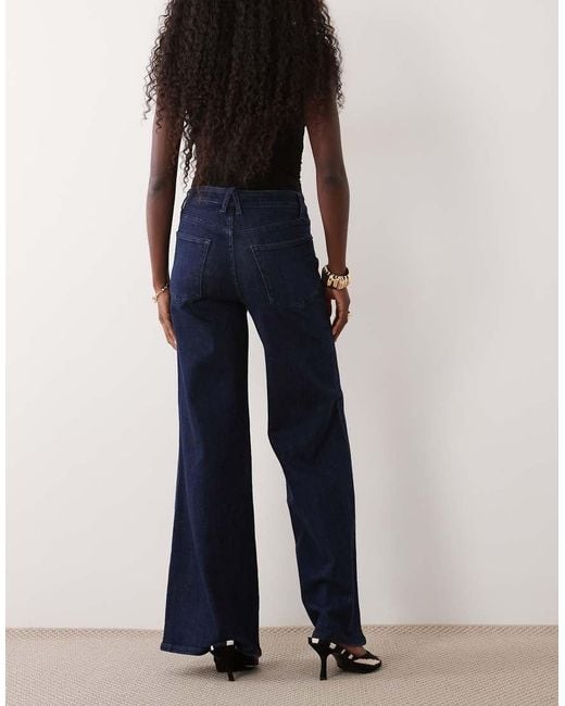 GOOD AMERICAN Blue Good Waist Palazzo Jeans