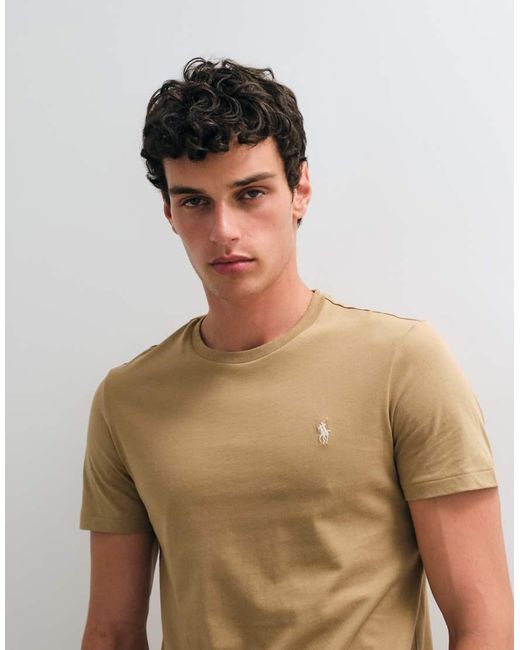 Polo Ralph Lauren White Slim Fit T-shirt for men
