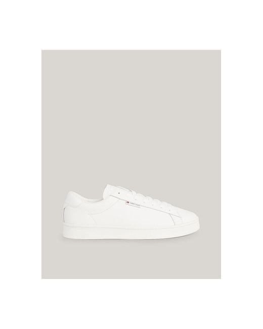 Tommy Hilfiger White Cupsole Trainers for men