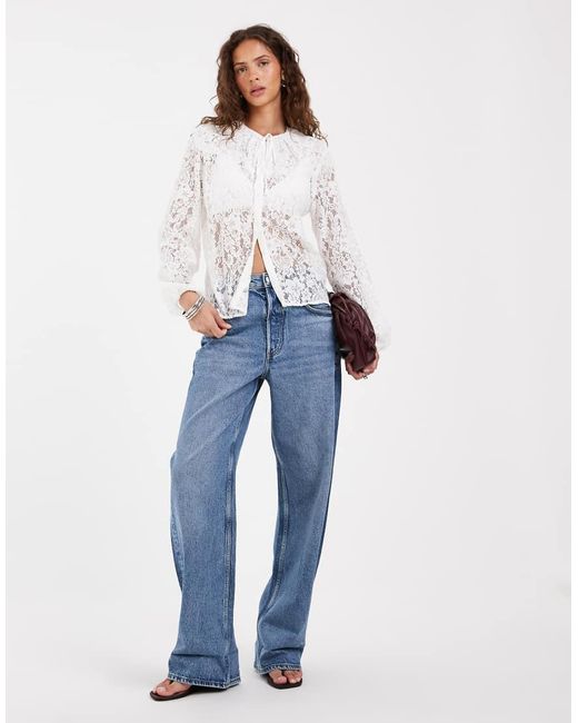 Blusa Bianca di Object in White