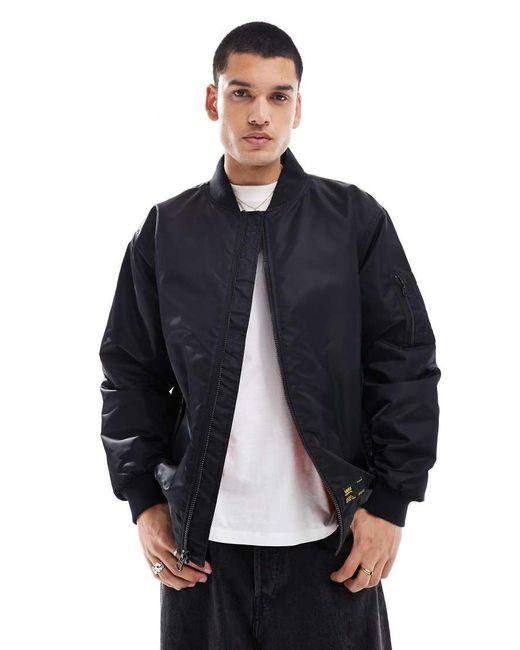 Vans Blue Copley Bomber Jacket for men