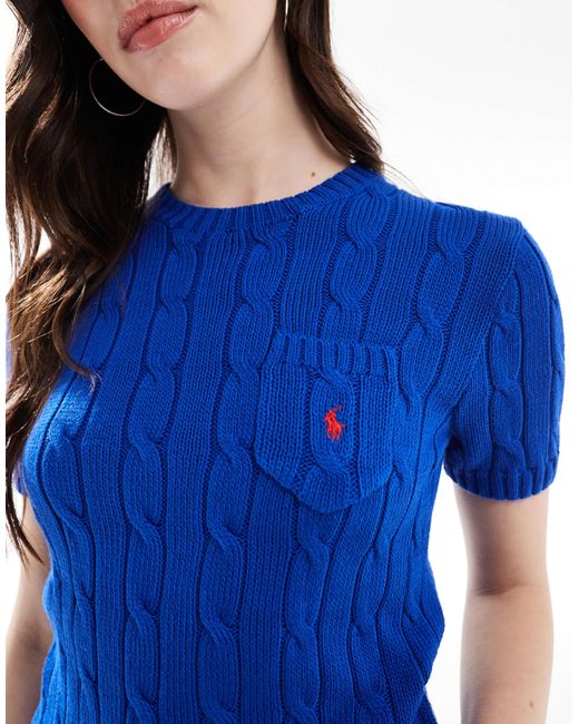 Polo Ralph Lauren Blue – kurzärmliger pullover