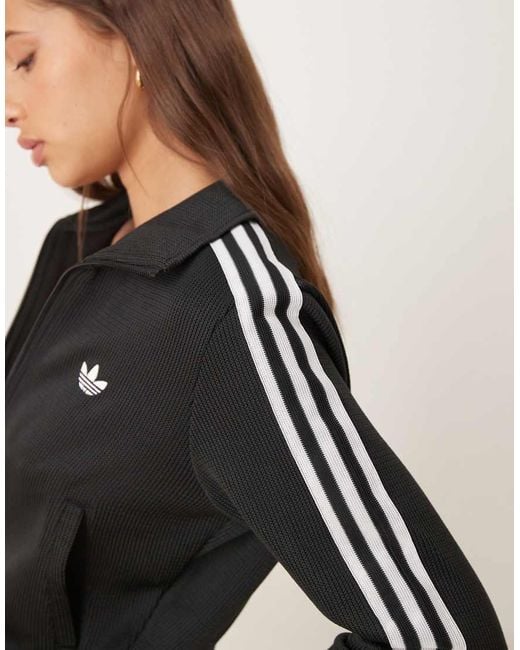 Adidas Originals Black Firebird Knitted Track Top