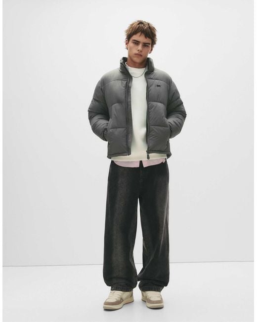 Pull&Bear – stwd – steppjacke in Gray für Herren