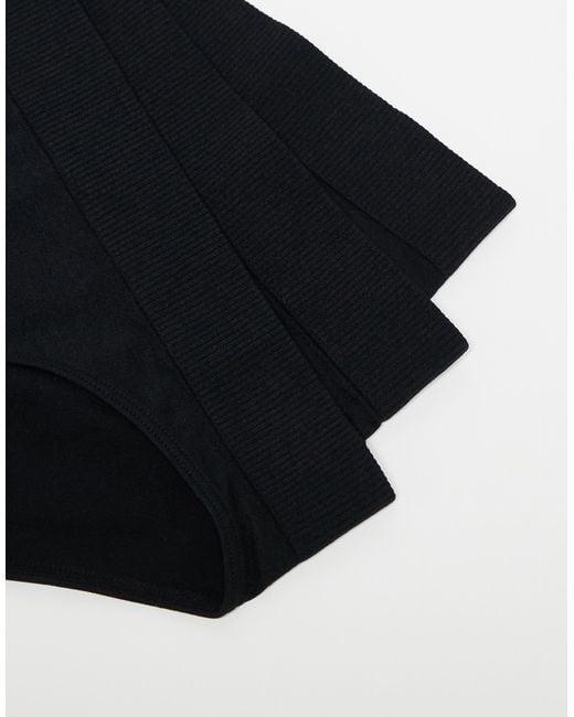 Weekday Black Cat Seamless Brief 3-Pack