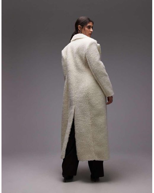 & Other Stories Gray Wool Double Breasted Maxi Coat
