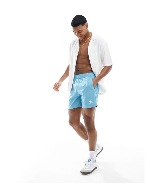 Adidas Originals – badeshorts in Blue für Herren