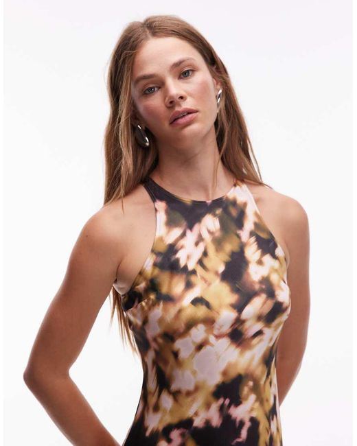 & Other Stories White Satin Bias Cut Midi Dress