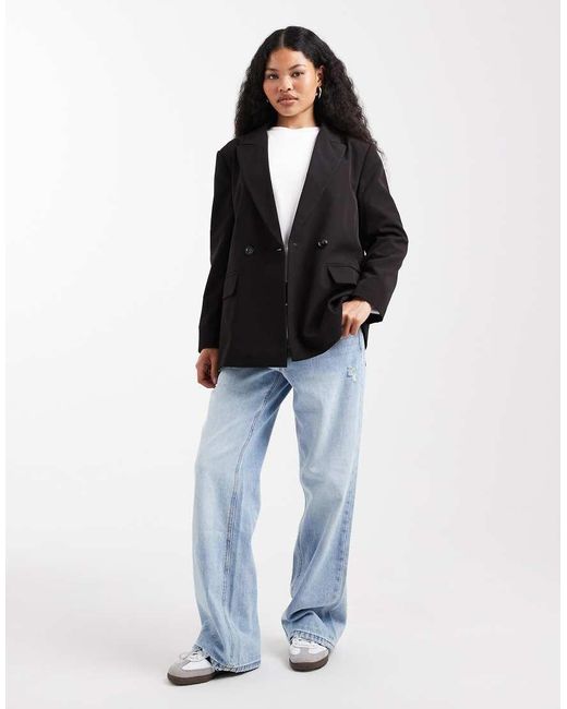 Miss Selfridge Black Oversized Blazer