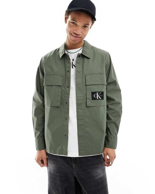 Calvin Klein Green Shirt for men