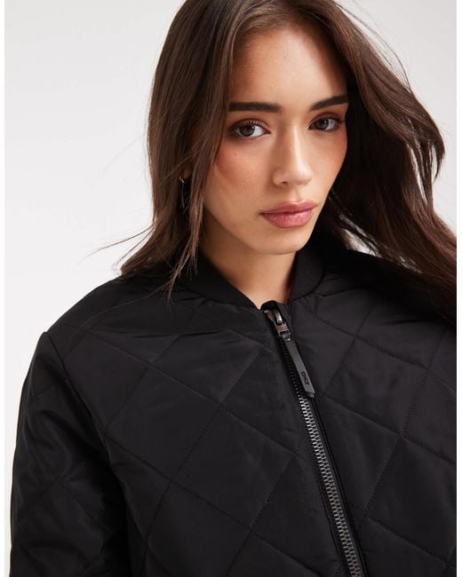 ONLY White Quilted Coat