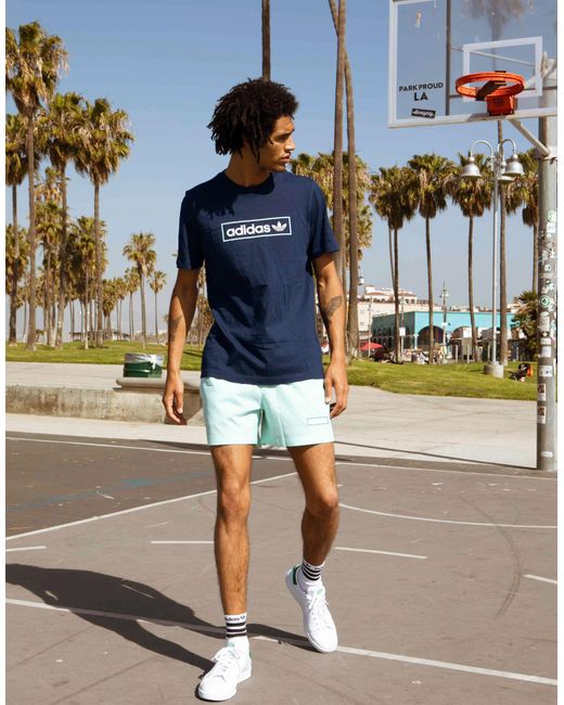 adidas Basketball Short Sleeve Tee - Blue
