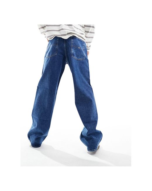 Aiden - jeans larghi lavaggio medio di Tommy Hilfiger in Blue da Uomo