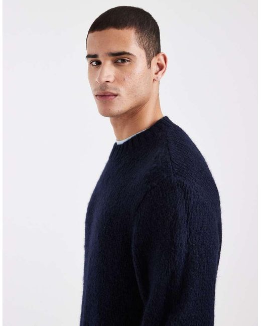 Jack & Jones Blue Oversized Sweater for men