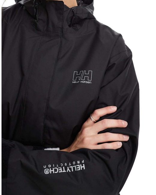 Helly Hansen Black Seven J Rain Jacket