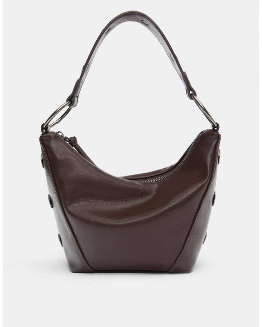 Pull&Bear Brown Shoulder Bag