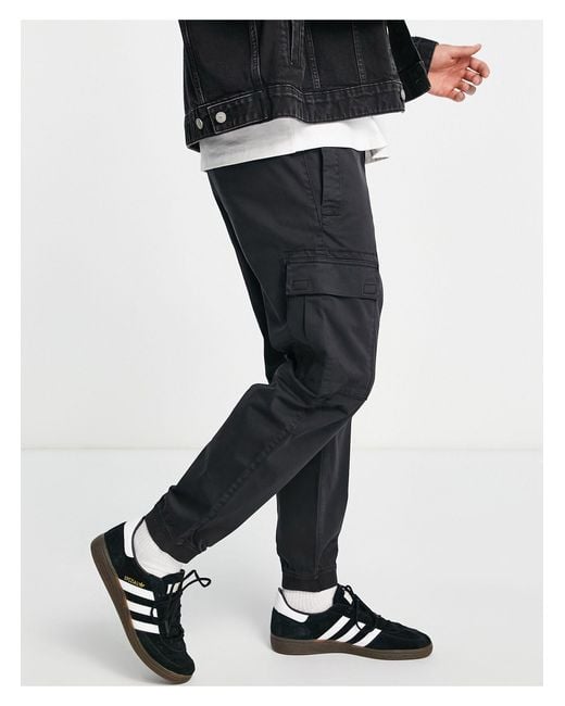 Sisla - pantalon cargo coupe fuselée BOSS pour homme en coloris Noir | Lyst