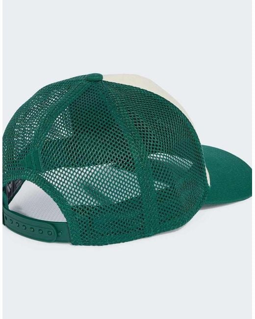 Adidas Originals Green Stadium Graphic Trucker Cap