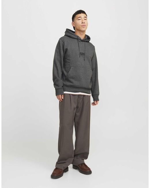 Jack & Jones – kapuzenpullover in Gray für Herren