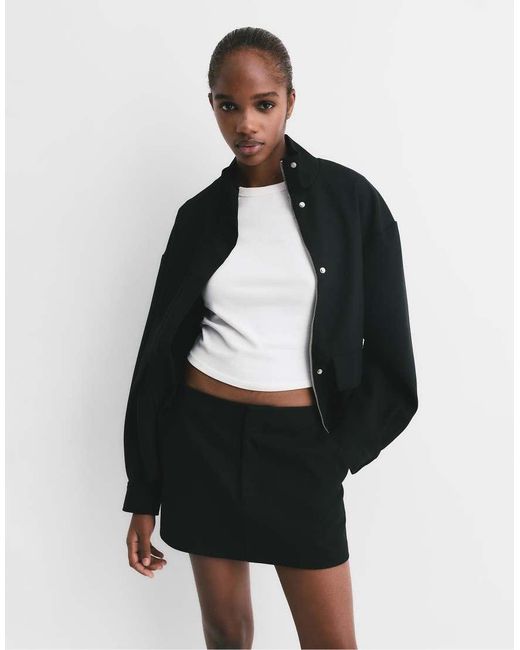Gonna Pantalone Nera di Pull&Bear in Black