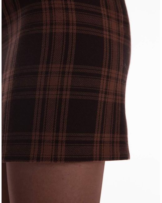 & Other Stories Brown Mini Skirt