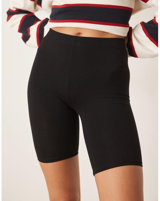 ASOS Black Basic Legging Shorts