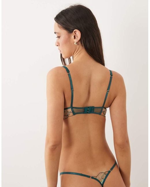 Bluebella Natural Gianna Embroidered Underwired Bra