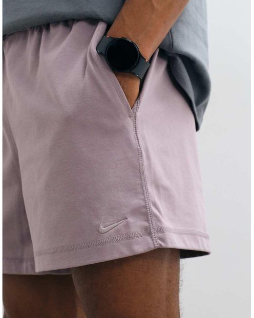 Nike Gray Athletic Club 5 Inch Shorts for men