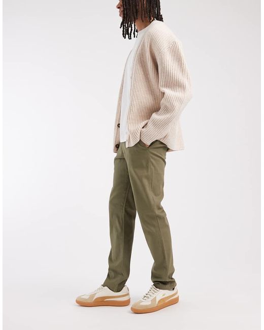 ASOS Natural Slim Chinos for men