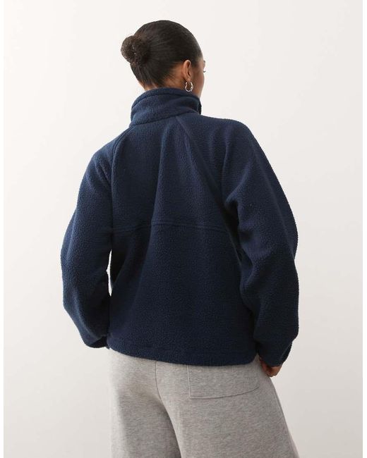 Columbia Blue Olive Spring 1/4 Zip Fleece