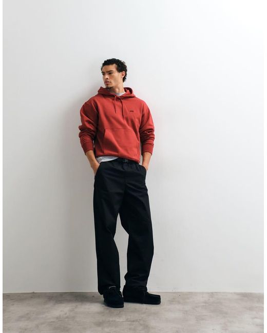 Vans Red Left Chest Ii Pullover Hoodie for men