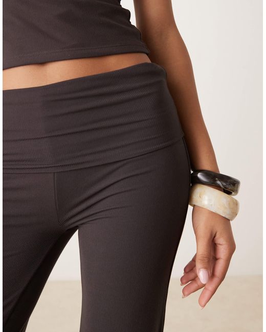 Tala Natural 365 Roll Waist Flared Trousers